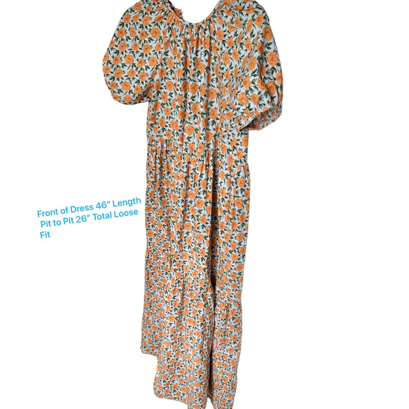 Dresses & Skirts - Women’s Fab’rik 100% Cotton Size Small Loose Fit Dress